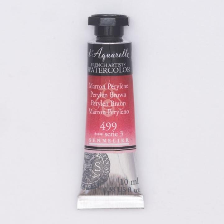 Sennelier French Artists Watercolor - 10ml Tube - Perylen Brown - The Merri Artist - merriartist.com