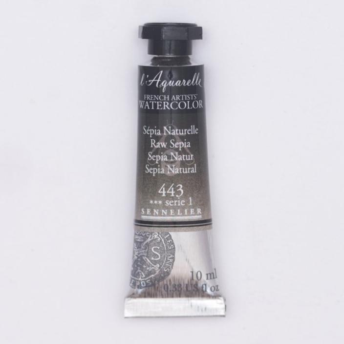 Sennelier French Artists Watercolor - 10ml Tube - Raw Sepia - The Merri Artist - merriartist.com