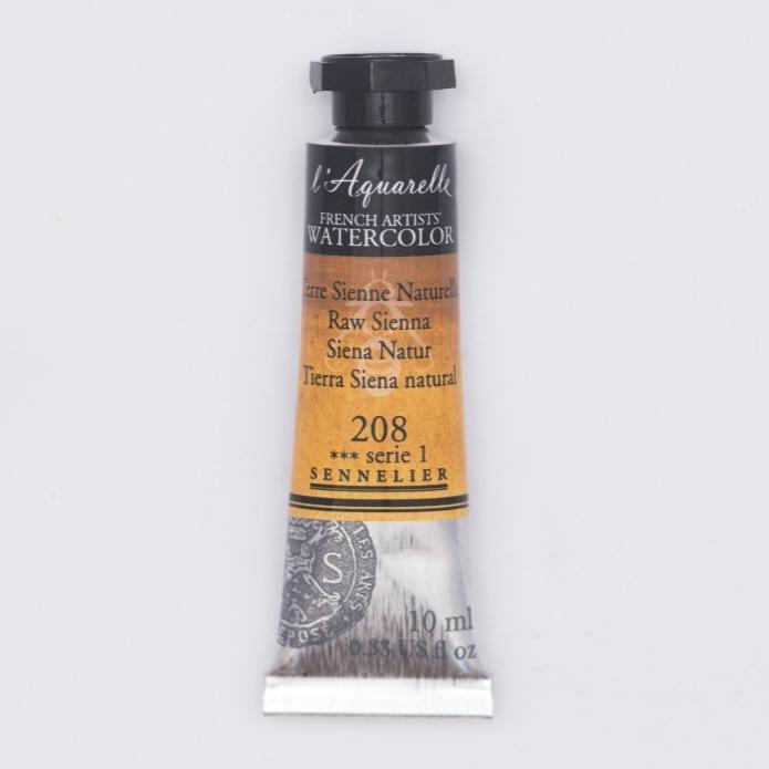 Sennelier French Artists Watercolor - 10ml Tube - Raw Sienna - The Merri Artist - merriartist.com