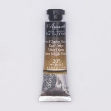 Sennelier French Artists Watercolor - 10ml Tube - Raw Umber - The Merri Artist - merriartist.com