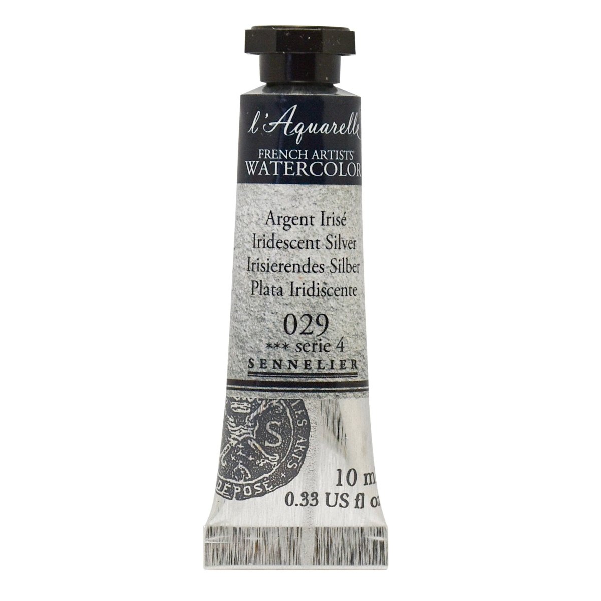 Sennelier French Artists Watercolors - 10ml Tube - Iridescent Silver - The Merri Artist - merriartist.com