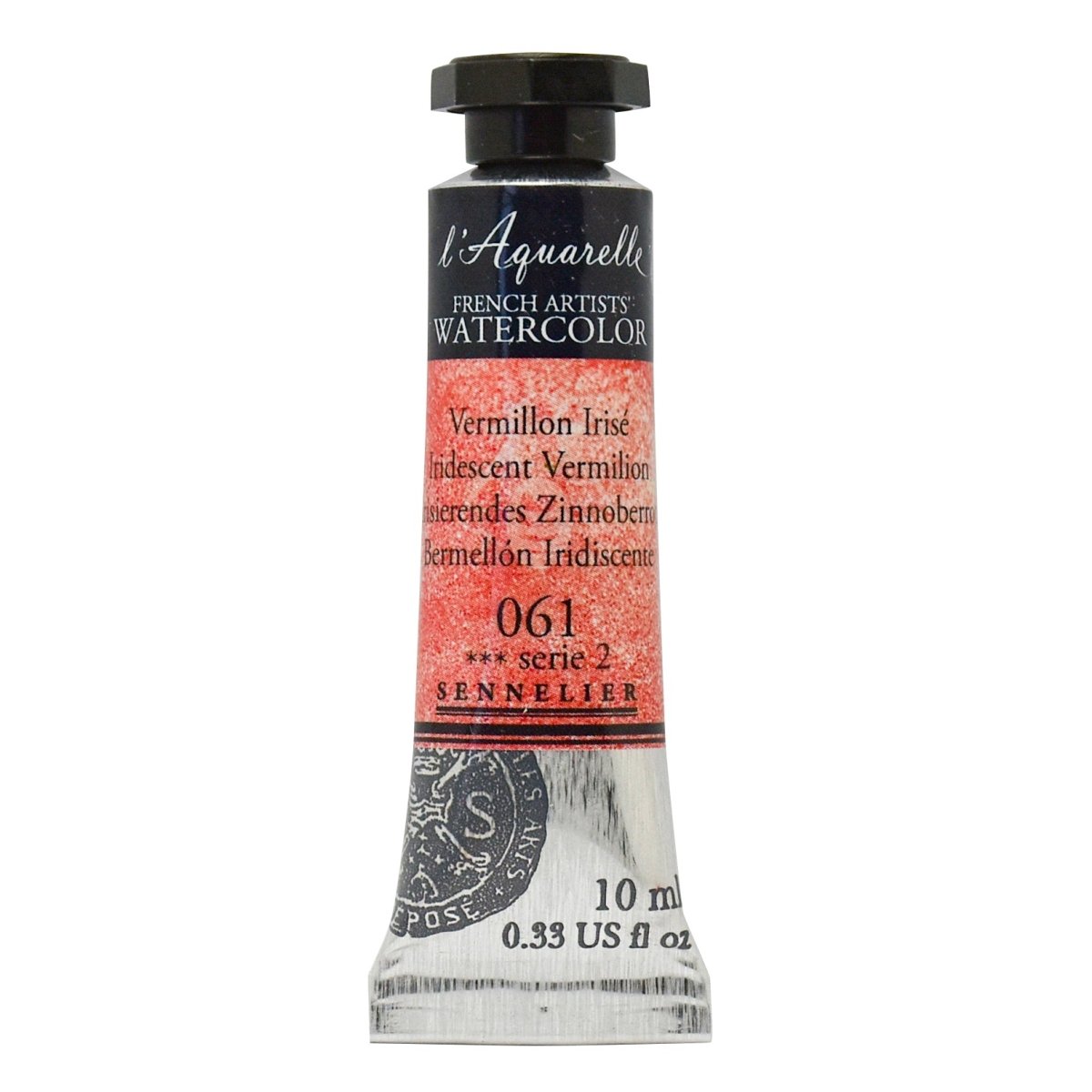 Sennelier French Artists Watercolors - 10ml Tube - Iridescent Vermillion - The Merri Artist - merriartist.com