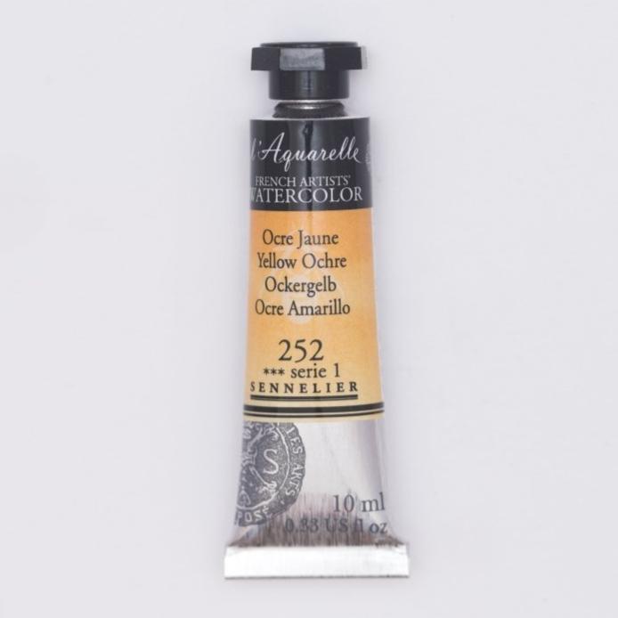 Sennelier French Artists Watercolors - 10ml Tube - Yellow Ochre - The Merri Artist - merriartist.com