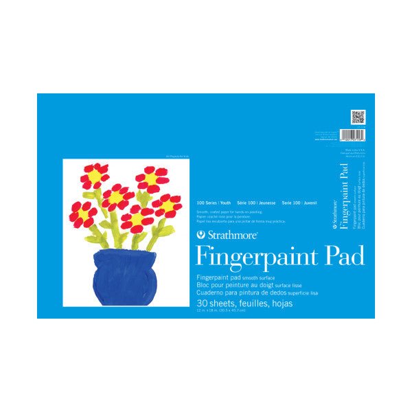 Strathmore Kids Finger Paint Pad 12x18 inch - The Merri Artist - merriartist.com