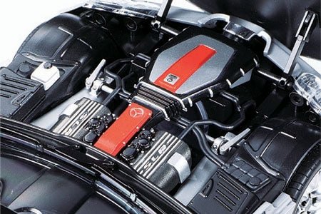 Tamiya 1/24 Scale Mercedes Benz SLR McLaren Sports Car - The Merri Artist - merriartist.com