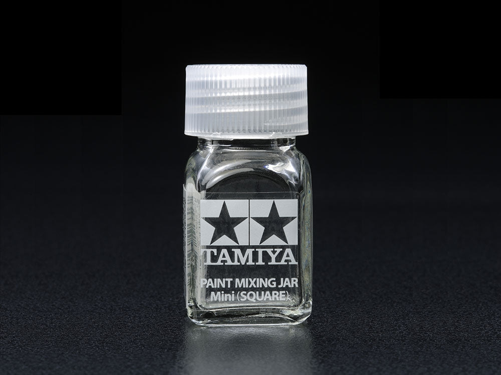 Tamiya Glass Paint Mixing Jar - Mini Square (10ml Bottle) - The Merri Artist - merriartist.com