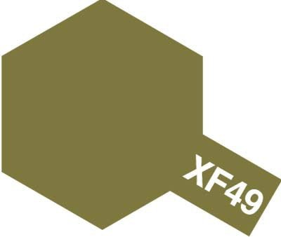Tamiya Mini Acrylic 10 ml - XF - 49 Khaki Matte Finish - The Merri Artist - merriartist.com