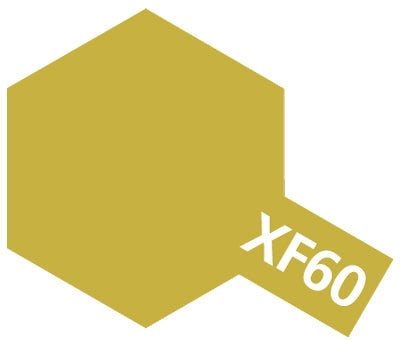 Tamiya Mini Acrylic 10 ml - XF - 60 Dark Yellow Matte Finish - The Merri Artist - merriartist.com