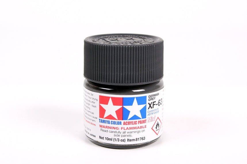 Tamiya Mini Acrylic 10 ml - XF - 63 German Gray Matte Finish - The Merri Artist - merriartist.com