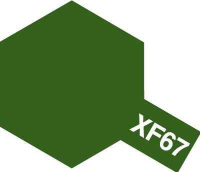 Tamiya Mini Acrylic 10 ml - XF - 67 NATO Green Matte Finish - The Merri Artist - merriartist.com