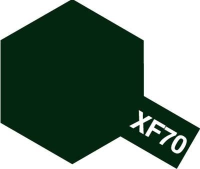 Tamiya Mini Acrylic 10 ml - XF - 70 Dark Green 2 (IJN)Matte Finish - The Merri Artist - merriartist.com