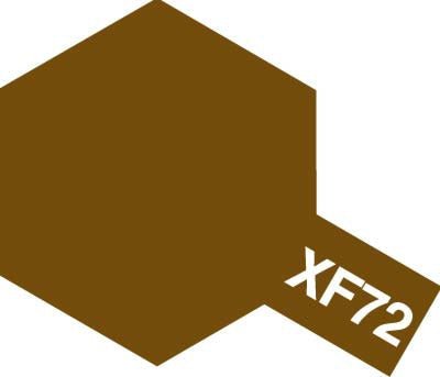 Tamiya Mini Acrylic 10 ml - XF - 72 Brown (JGSDF) Matte Finish - The Merri Artist - merriartist.com