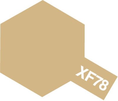 Tamiya Mini Acrylic 10 ml - XF - 78 Wooden Deck Tan Matte Finish - The Merri Artist - merriartist.com