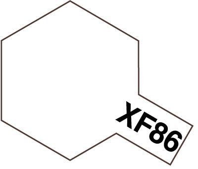 Tamiya Mini Acrylic 10 ml XF - 86 Flat Clear Matte Finish - The Merri Artist - merriartist.com