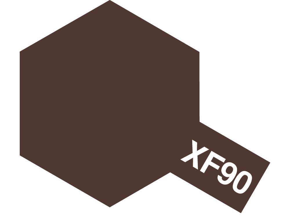 Tamiya Mini Acrylic 10 ml XF - 90 Red Brown 2 Matte Finish - The Merri Artist - merriartist.com