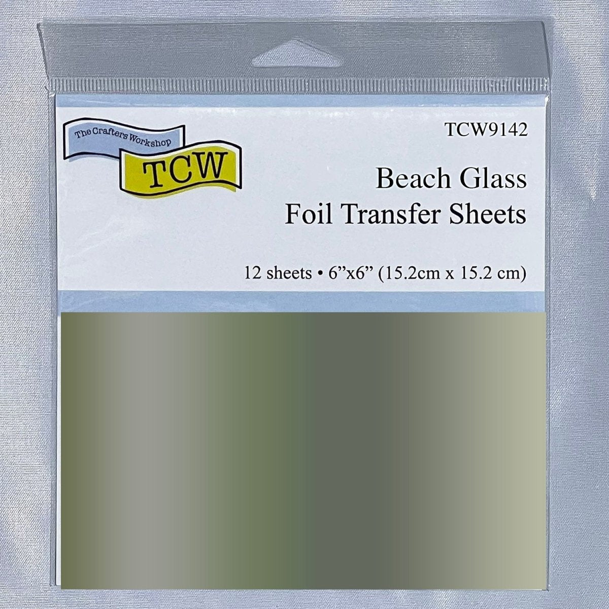 TCW Foil Transfer Sheets 6x6 - 12 Pack - Beach Glass - The Merri Artist - merriartist.com