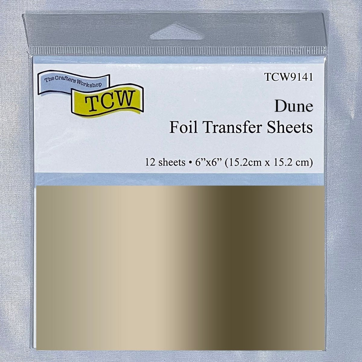 TCW Foil Transfer Sheets 6x6 - 12 Pack - Dune - The Merri Artist - merriartist.com