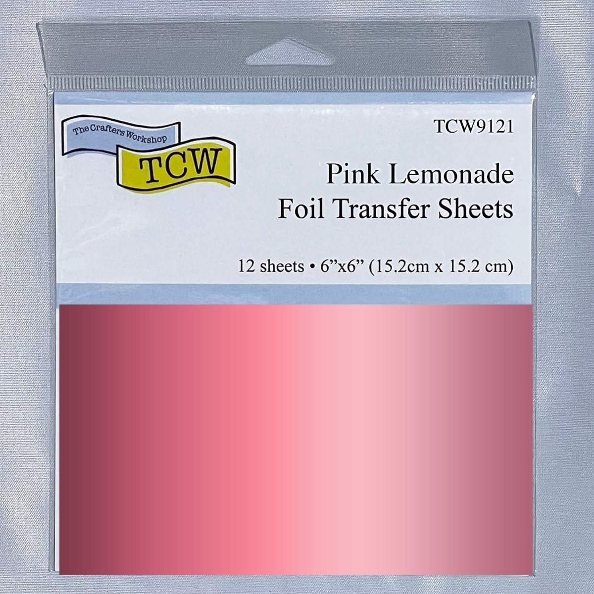 TCW Foil Transfer Sheets 6x6 - 12 Pack - Pink Lemonade - The Merri Artist - merriartist.com