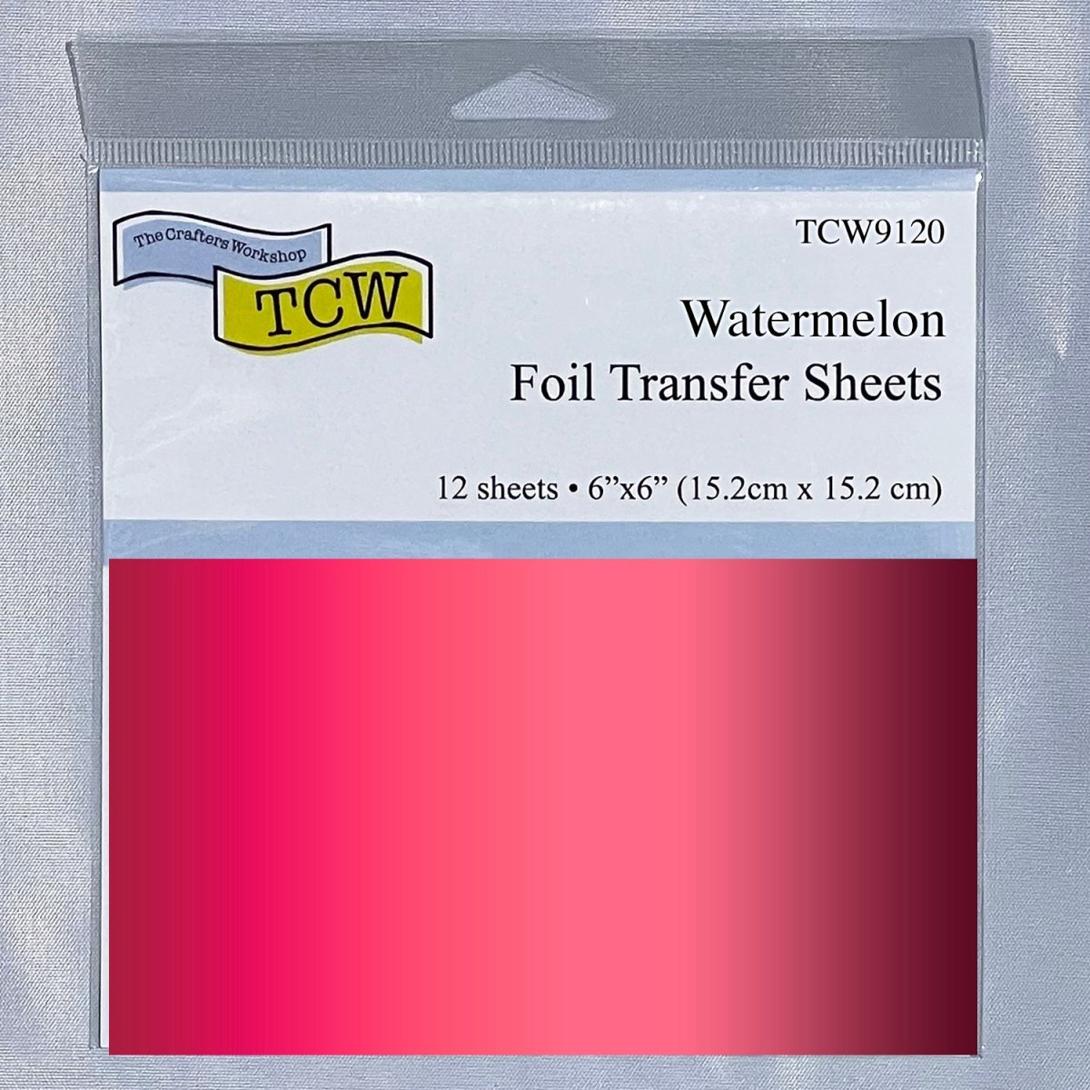 TCW Foil Transfer Sheets 6x6 - 12 Pack - Watermelon - The Merri Artist - merriartist.com