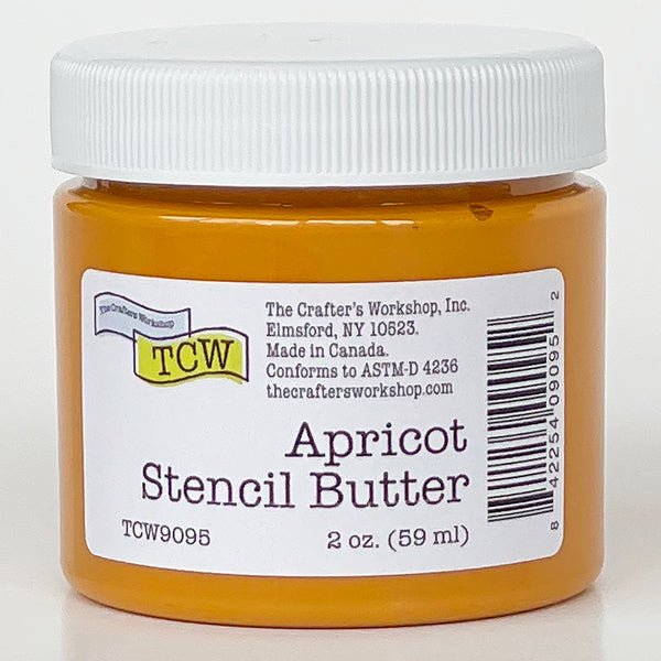 TCW Stencil Butter - Apricot 2 oz. (59 ml) - The Merri Artist - merriartist.com