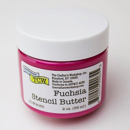 TCW Stencil Butter - Fuchsia 2 oz. (59 ml) - The Merri Artist - merriartist.com