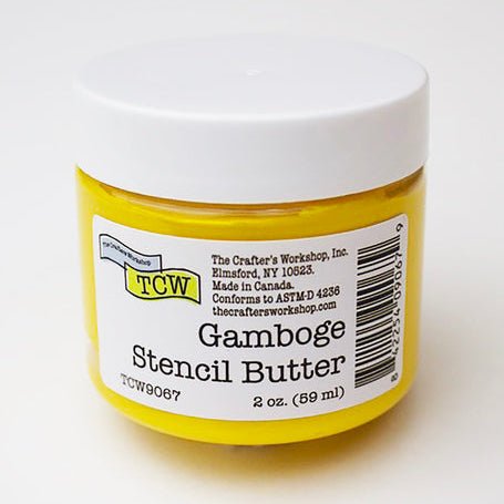 TCW Stencil Butter - Gamboge 2 oz. (59 ml) - The Merri Artist - merriartist.com