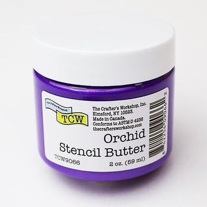 TCW Stencil Butter - Orchid 2 oz. (59 ml) - The Merri Artist - merriartist.com