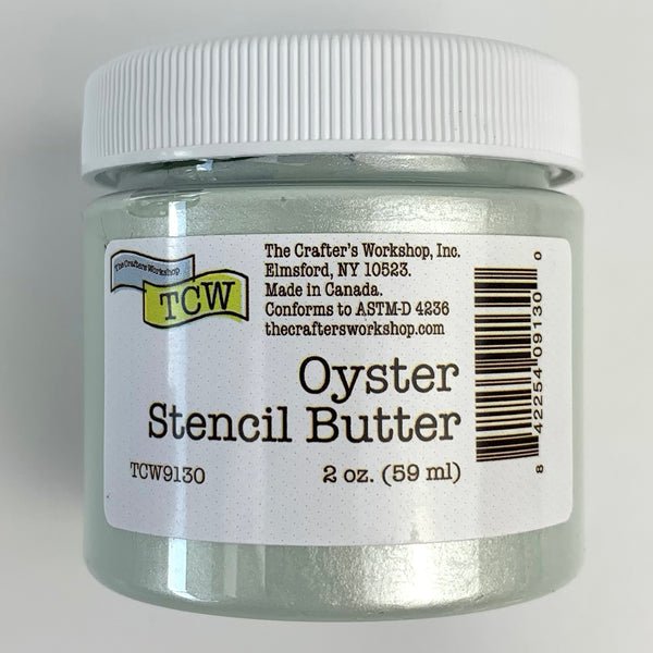 TCW Stencil Butter - Oyster 2 oz. (59 ml) - The Merri Artist - merriartist.com