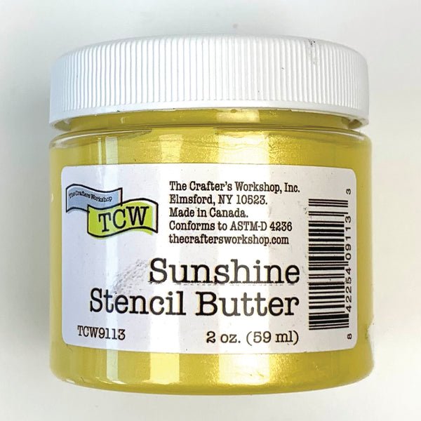 TCW Stencil Butter - Sunshine 2 oz. (59 ml) - The Merri Artist - merriartist.com