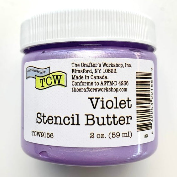 TCW Stencil Butter - Violet 2 oz. (59 ml) - The Merri Artist - merriartist.com