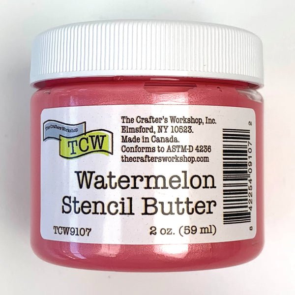 TCW Stencil Butter - Watermelon 2 oz. (59 ml) - The Merri Artist - merriartist.com