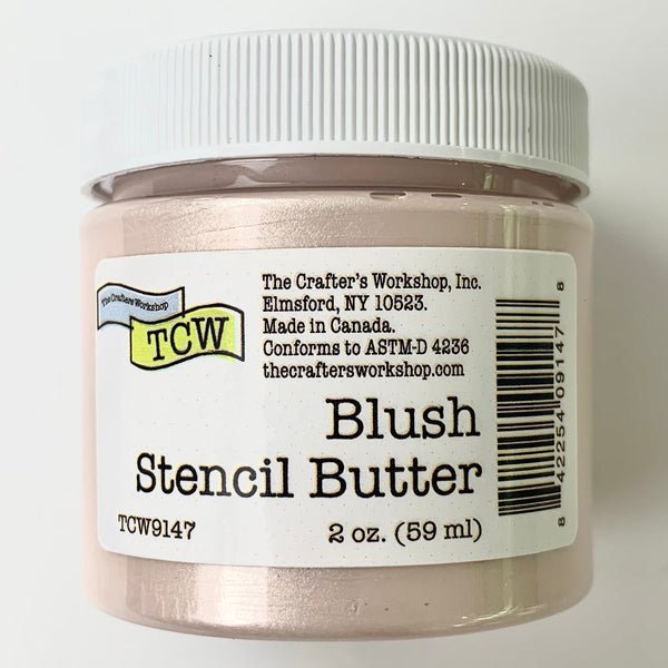 The Crafter's Workshop TCW Stencil Butter - Blush 2 oz. (59 ml) - The Merri Artist - merriartist.com