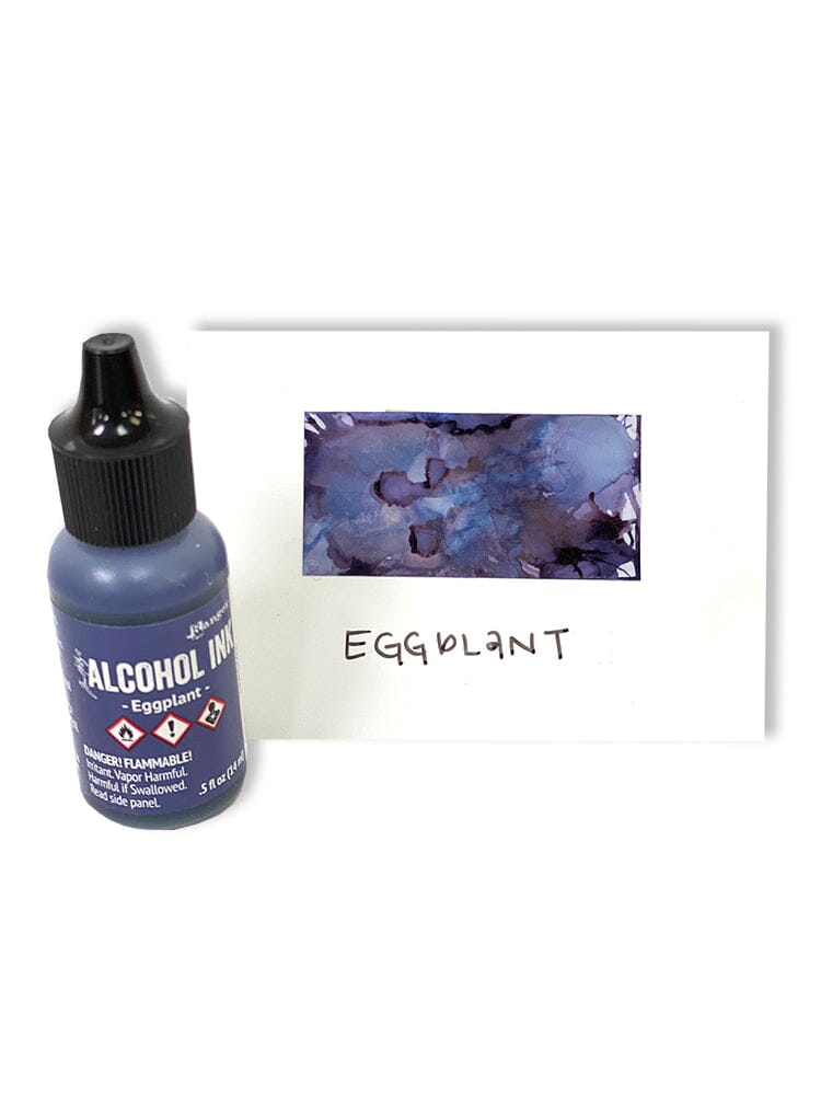 Tim Holtz Alcohol Ink .5oz - Eggplant - The Merri Artist - merriartist.com