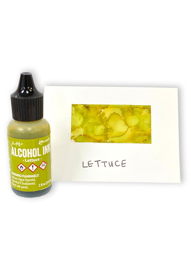 Tim Holtz Alcohol Ink .5oz - Lettuce - The Merri Artist - merriartist.com