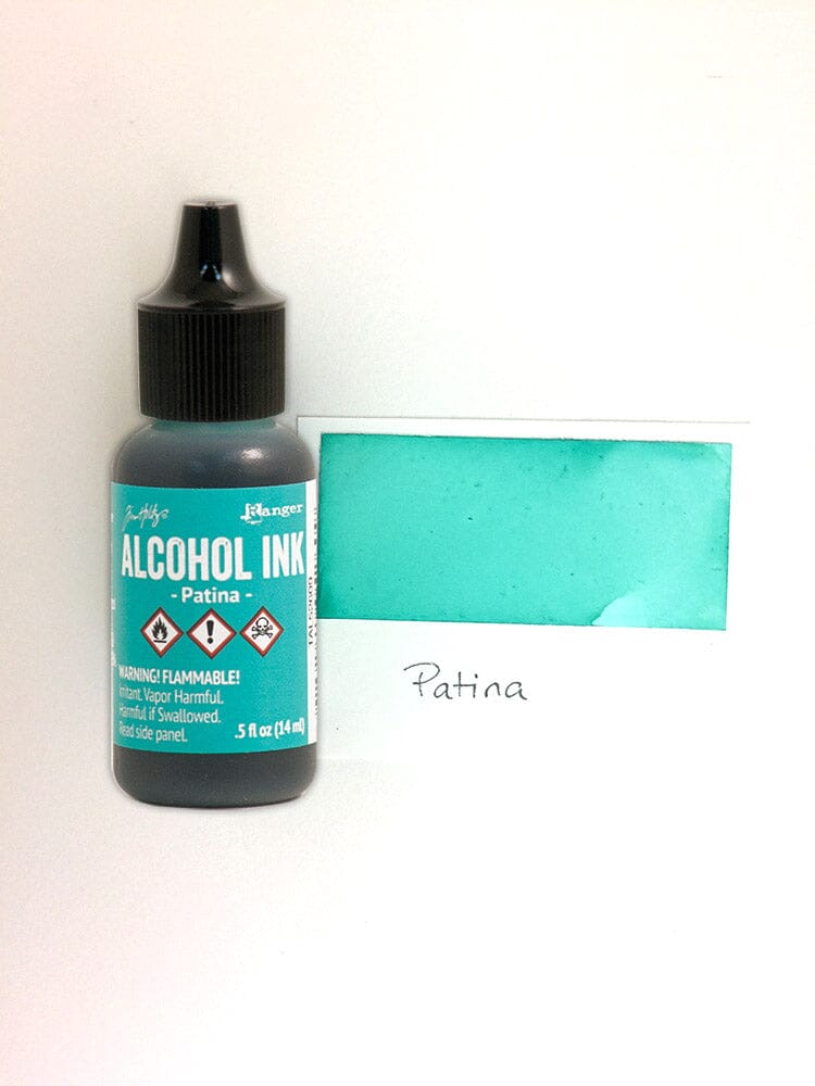 Tim Holtz Alcohol Ink .5oz - Patina - The Merri Artist - merriartist.com