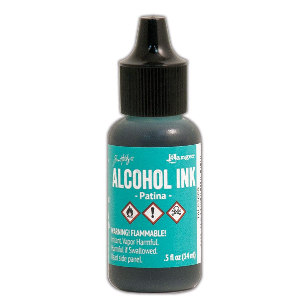 Tim Holtz Alcohol Ink .5oz - Patina - The Merri Artist - merriartist.com