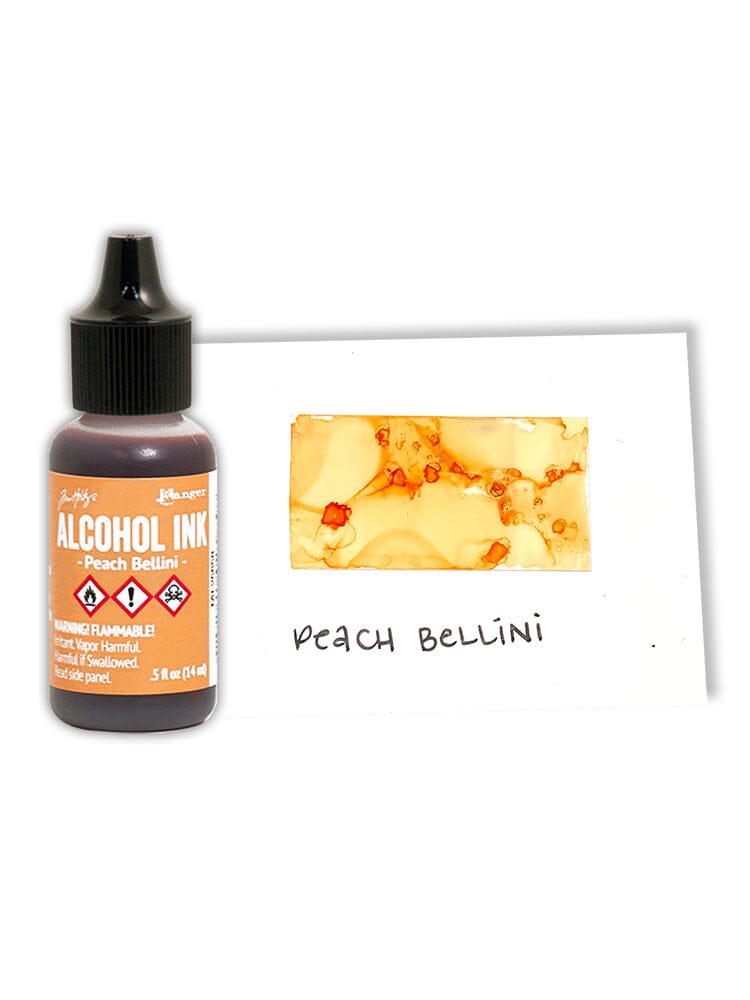 Tim Holtz Alcohol Ink .5oz - Peach Bellini - The Merri Artist - merriartist.com