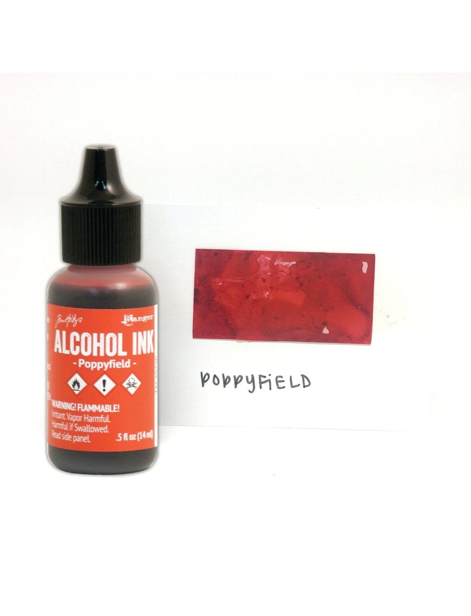 Tim Holtz Alcohol Ink .5oz - Poppyfield - The Merri Artist - merriartist.com