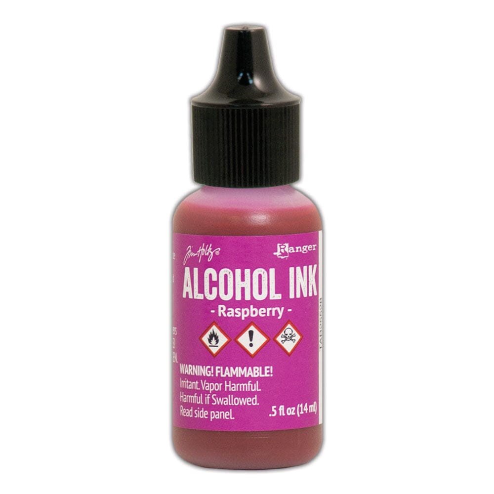 Tim Holtz Alcohol Ink .5oz - Raspberry - The Merri Artist - merriartist.com