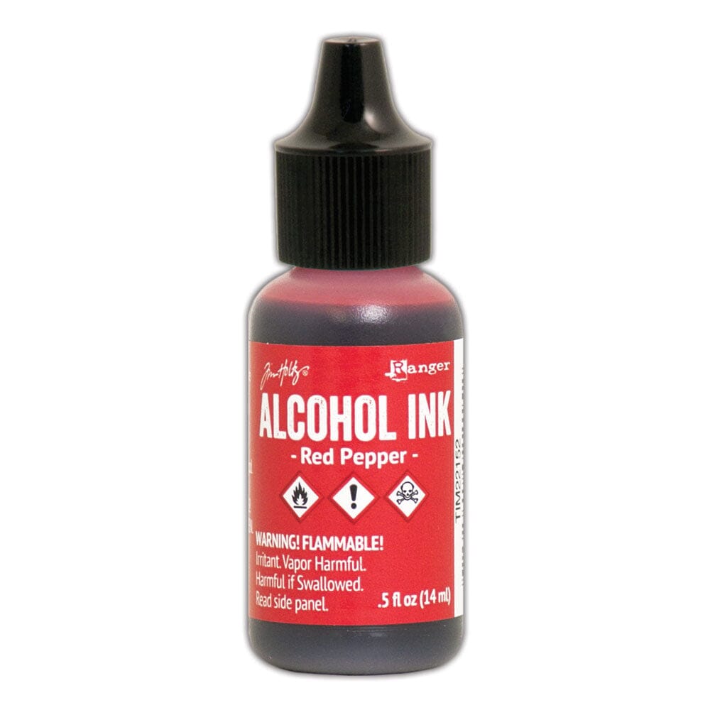 Tim Holtz Alcohol Ink .5oz - Red Pepper - The Merri Artist - merriartist.com