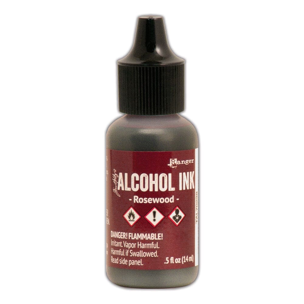 Tim Holtz Alcohol Ink .5oz - Rosewood (discontinued by supplier) - The Merri Artist - merriartist.com