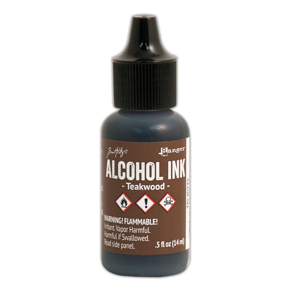 Tim Holtz Alcohol Ink .5oz - Teakwood - The Merri Artist - merriartist.com