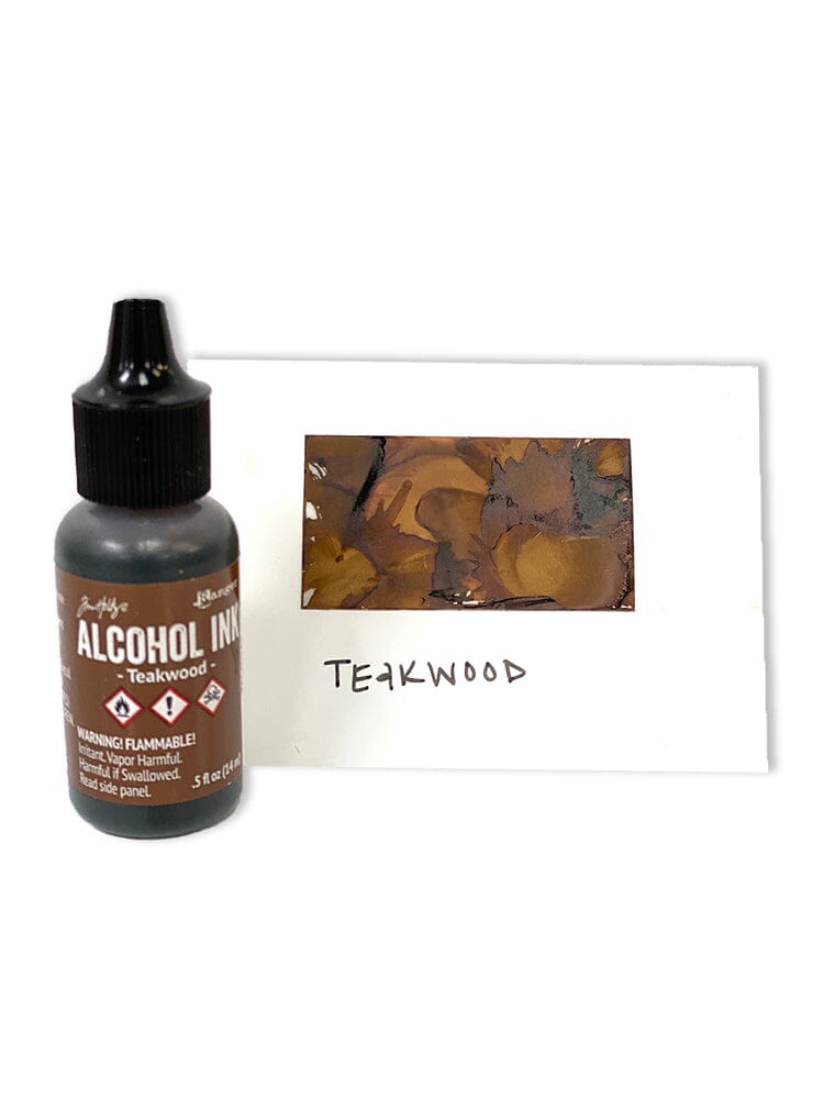 Tim Holtz Alcohol Ink .5oz - Teakwood - The Merri Artist - merriartist.com