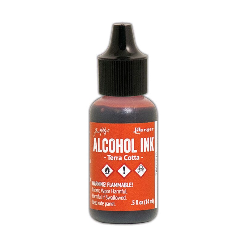 Tim Holtz Alcohol Ink .5oz - Terra Cotta - The Merri Artist - merriartist.com