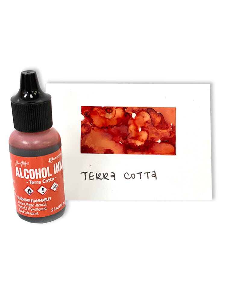 Tim Holtz Alcohol Ink .5oz - Terra Cotta - The Merri Artist - merriartist.com