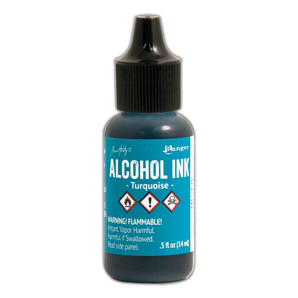Tim Holtz Alcohol Ink .5oz - Turquoise - The Merri Artist - merriartist.com