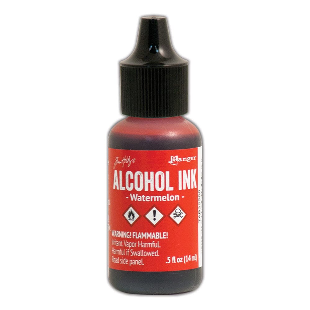 Tim Holtz Alcohol Ink .5oz - Watermelon - The Merri Artist - merriartist.com