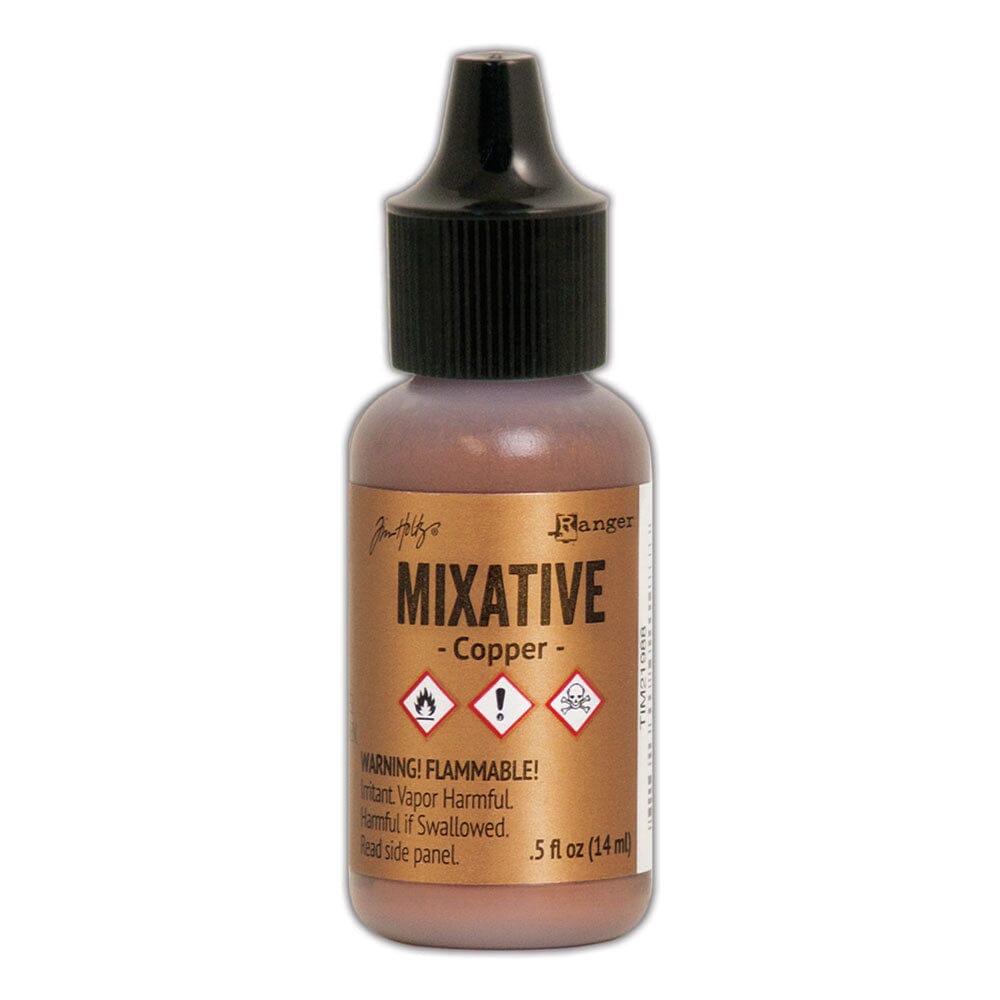 Tim Holtz Alcohol Ink Mixative .5oz - Copper Metallic - The Merri Artist - merriartist.com