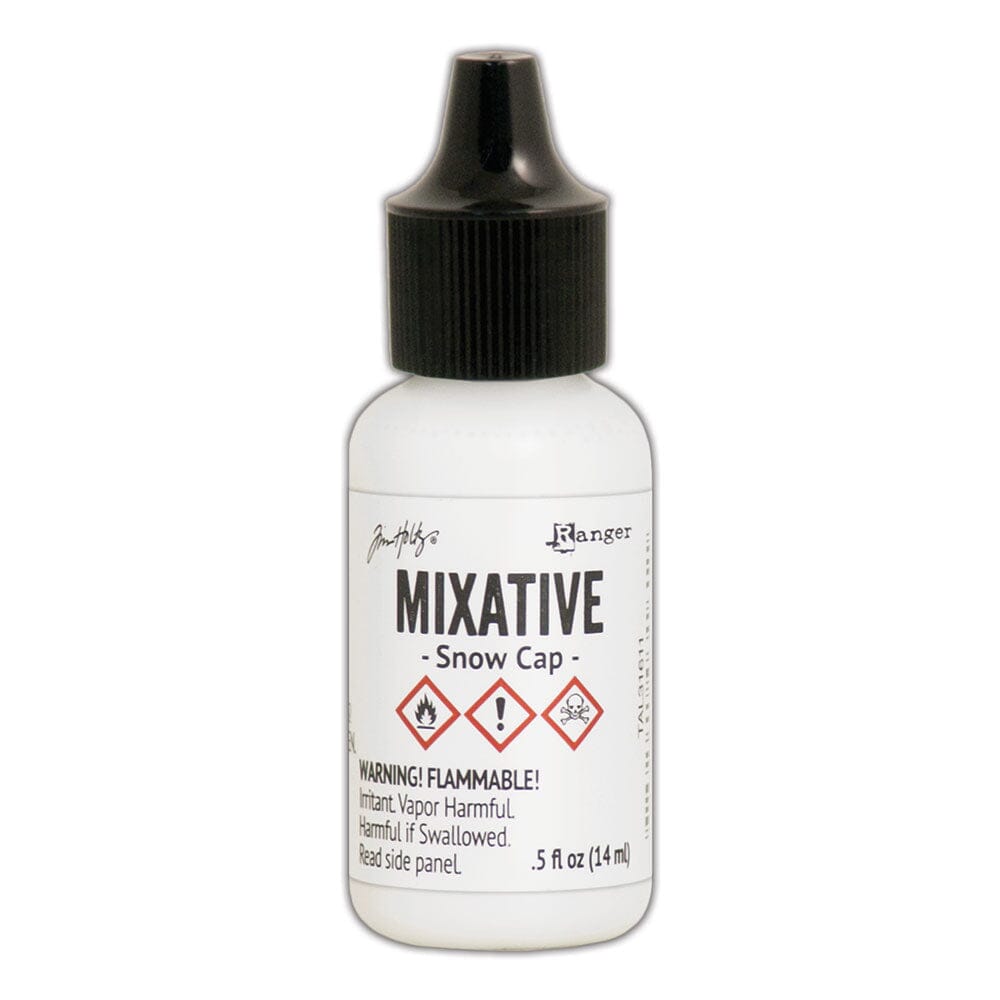 Tim Holtz Alcohol Ink Mixative .5oz - Snow Cap - The Merri Artist - merriartist.com
