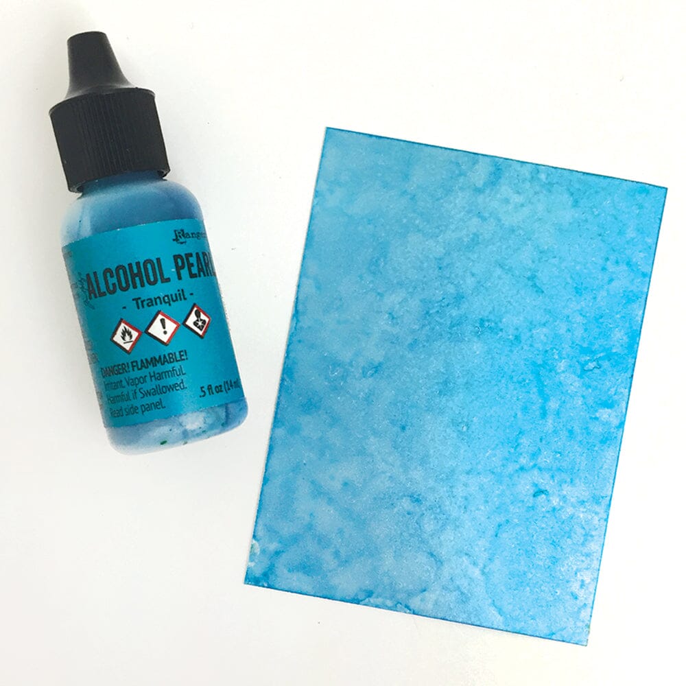 Tim Holtz Alcohol Ink Pearls .5oz - Tranquil - The Merri Artist - merriartist.com